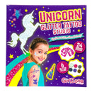 Girlzone Unicorn Glitter Tattoo Studio Set 33pcs