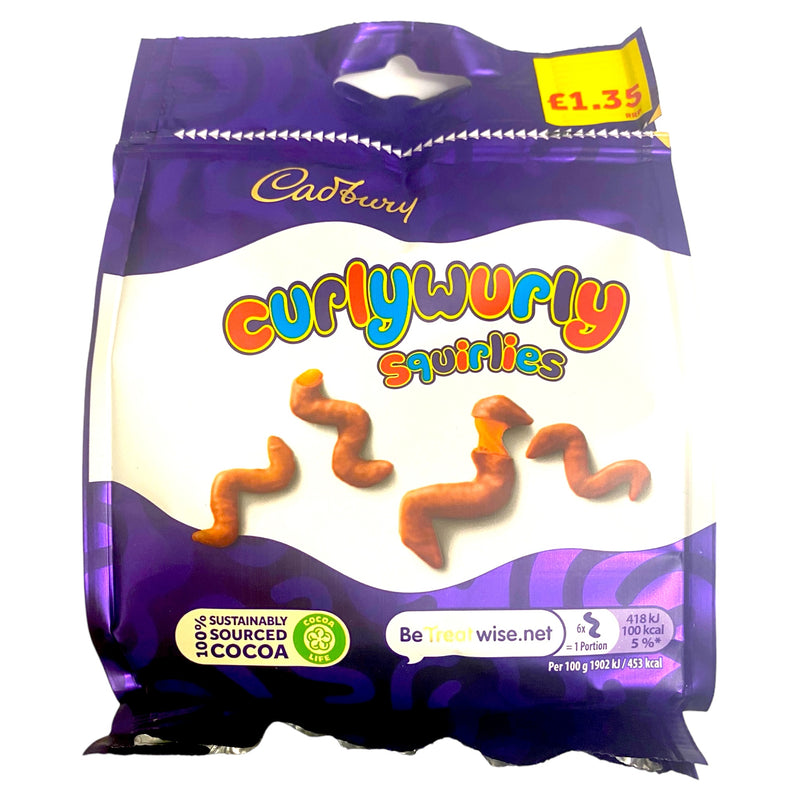 Cadbury CurlyWurly Squirlies 95g