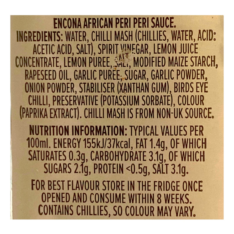 Encona African Peri Peri Sauce 142ml
