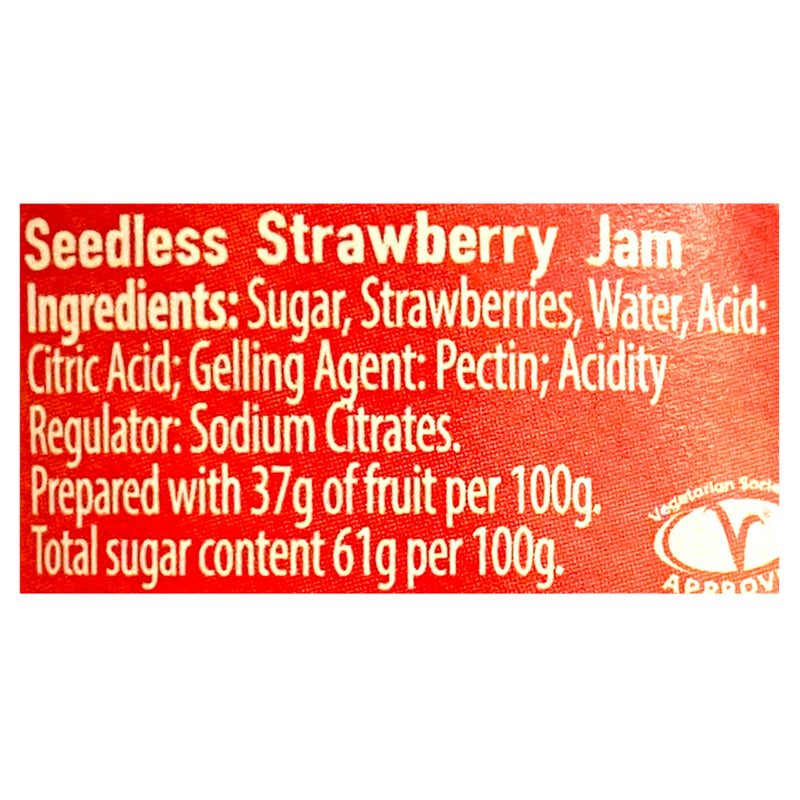 Hartleys Strawberry Seedless Jam 300g
