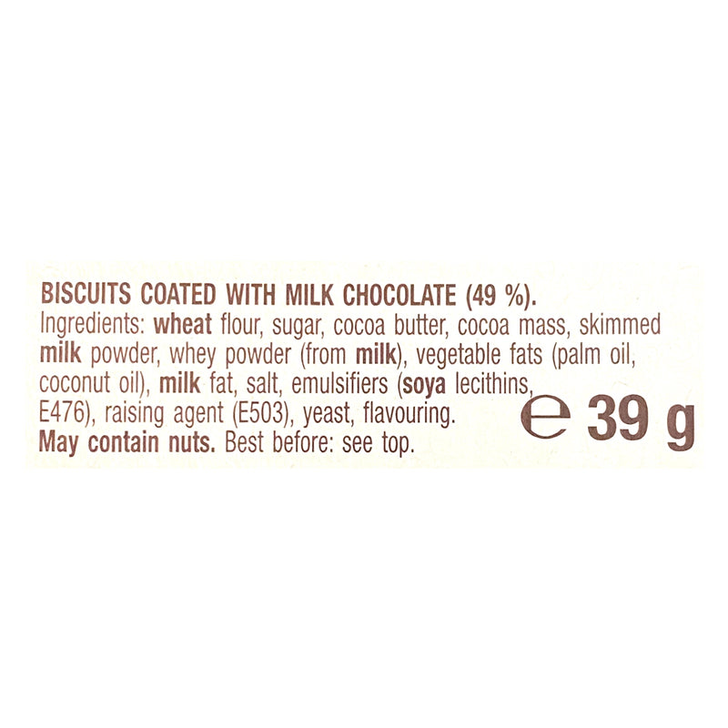 Mikado Milk Chocolate Biscuits 39g