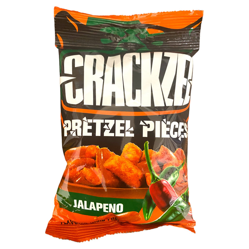 Crackzel Pretzel Pieces Jalapeno 85g