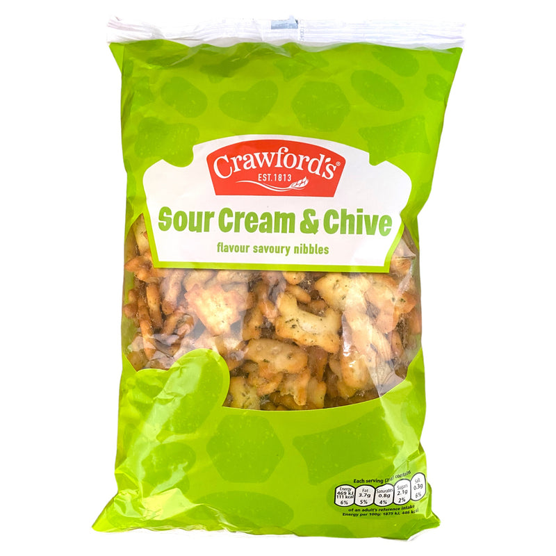 Crawfords Savoury Nibbles Sour Cream & Chive 200g