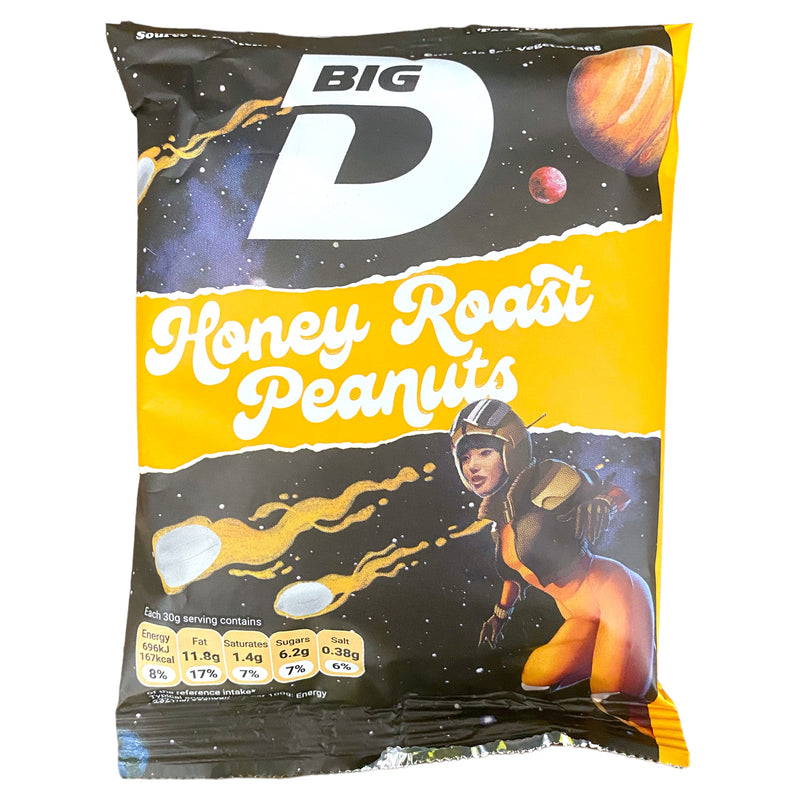 Big D Honey Roasted Peanuts 160g
