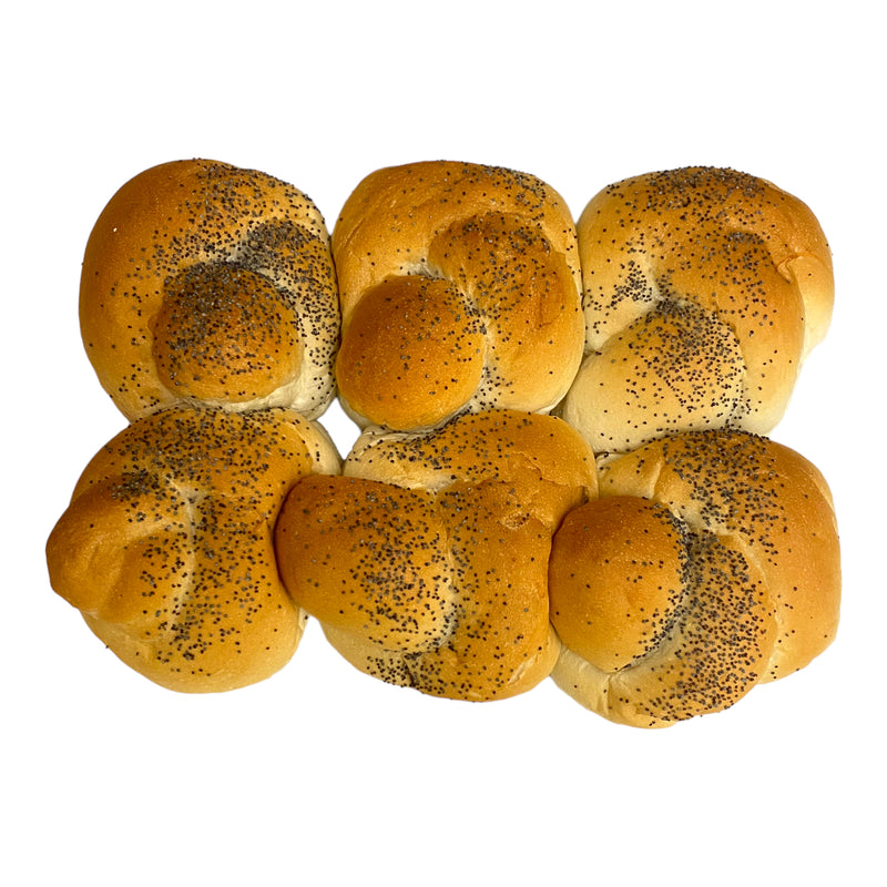 Seedy Knotted Rolls x 6