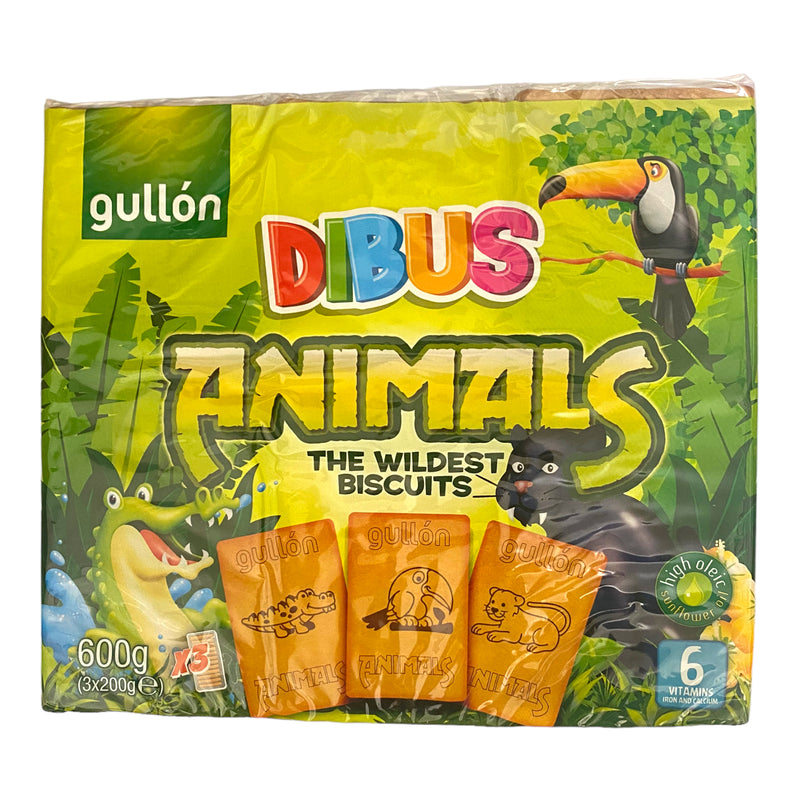 Gullon Dibus Animals 3 x 200g