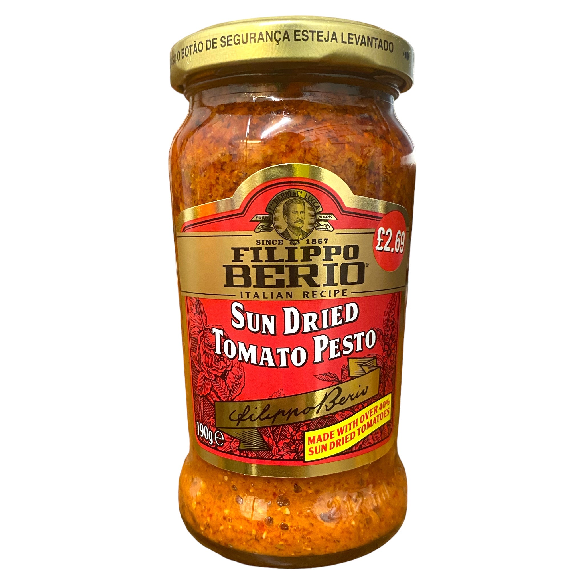 Filippo Berio Sun Dried Tomato Pesto 190g