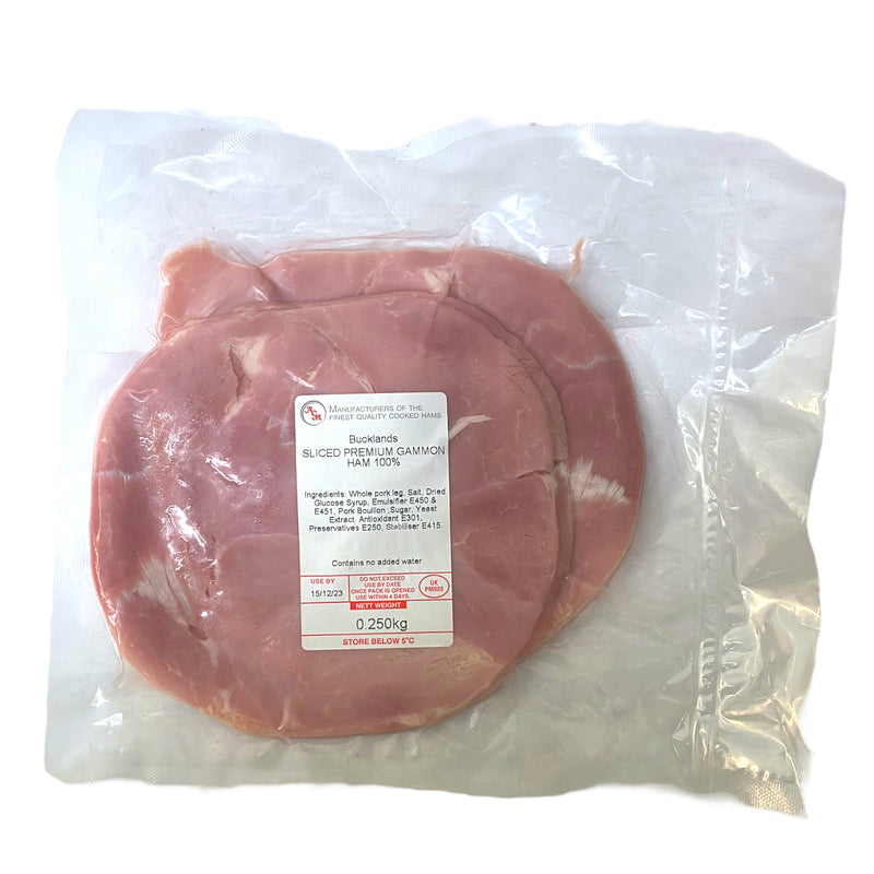Sliced Gammon Ham 250g