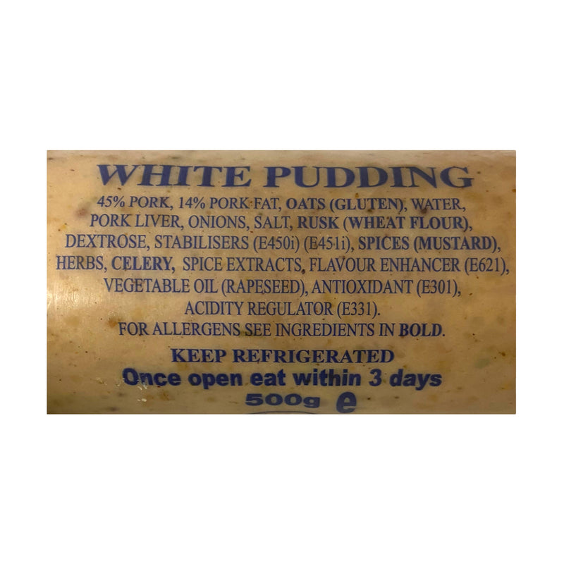 White Pudding 500g
