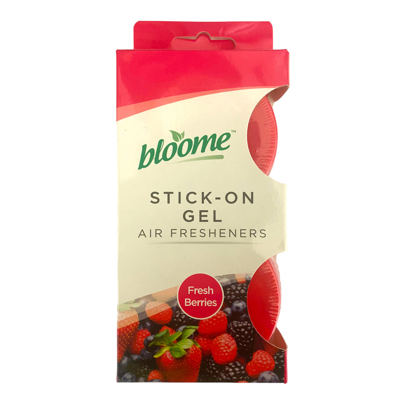 Bloome Stick-On Gel Air Fresheners Fresh Berries 2 x 35g
