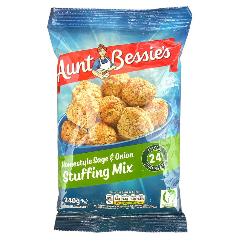 Aunt Bessies Sage & Onion Stuffing Mix 240g