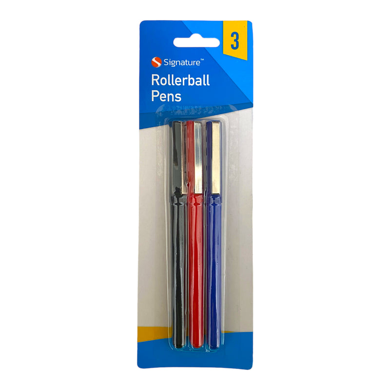 Signature Rollerball Pens 3pk