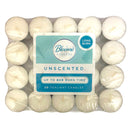 Bloome Long Burn Tea Light Candles Unscented x 20