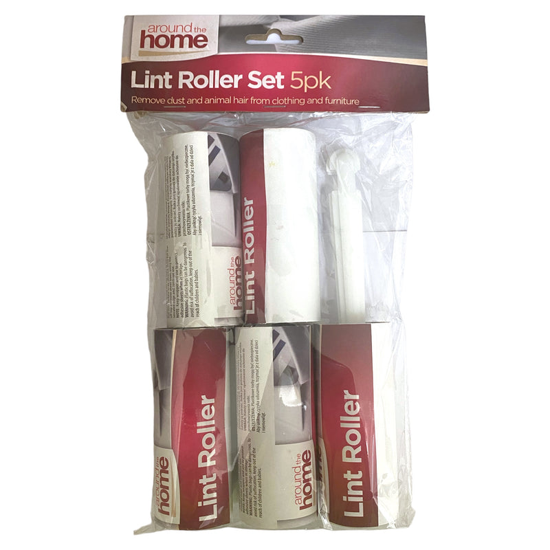 Around The Home Lint Roller Set 5pk