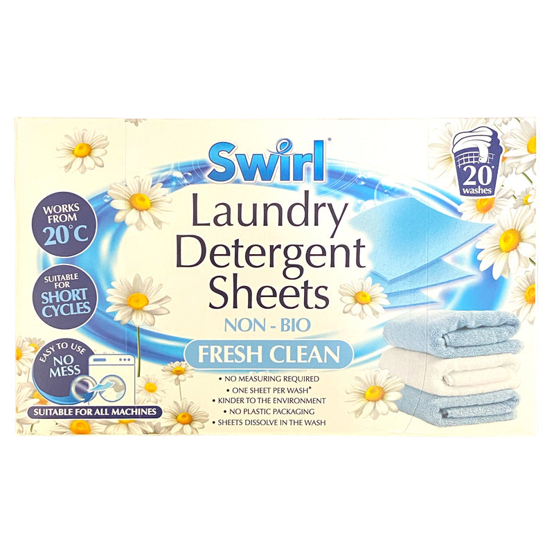 Swirl Tumble Dryer Sheets Fresh Clean 35 Sheets