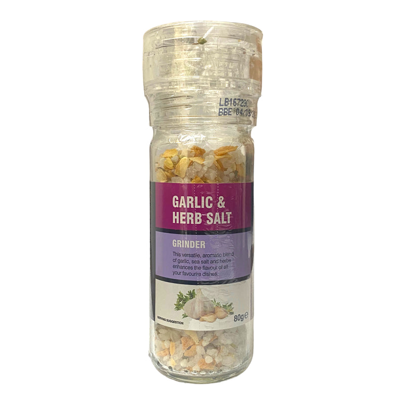 The Spice Maker Garlic & Herb Salt Grinder 80g