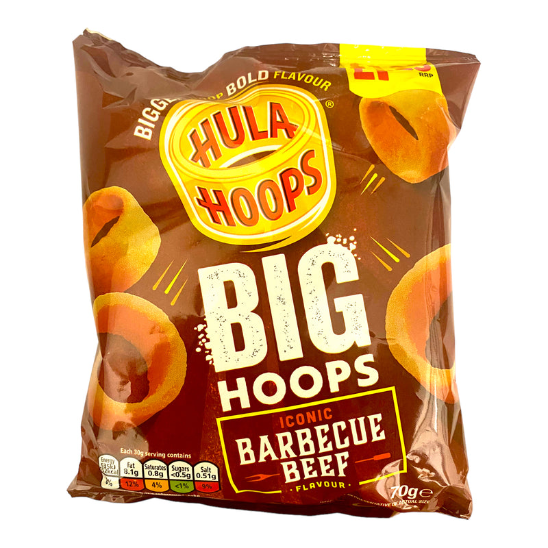 Hula Hoops Big Hoops Bbq Beef 70g