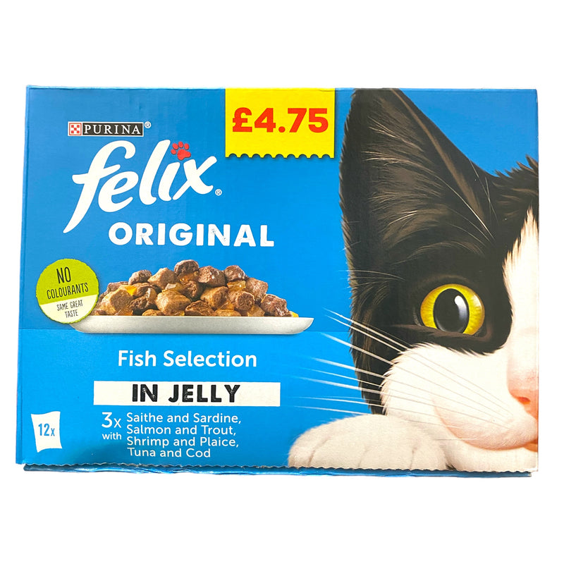 Felix Fish Selection In Jelly 12 x 100g