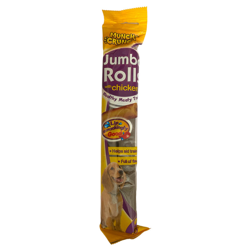 Munch & Crunch Jumbo Rolls With Chicken 180g