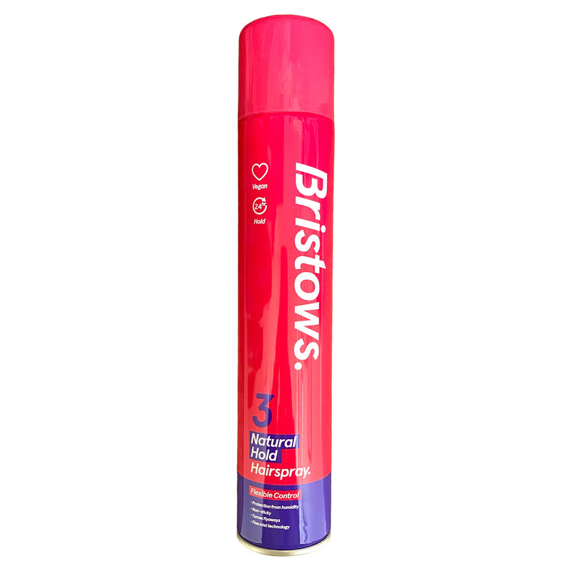 Bristows 3 Natural Hold Hairspray 400ml