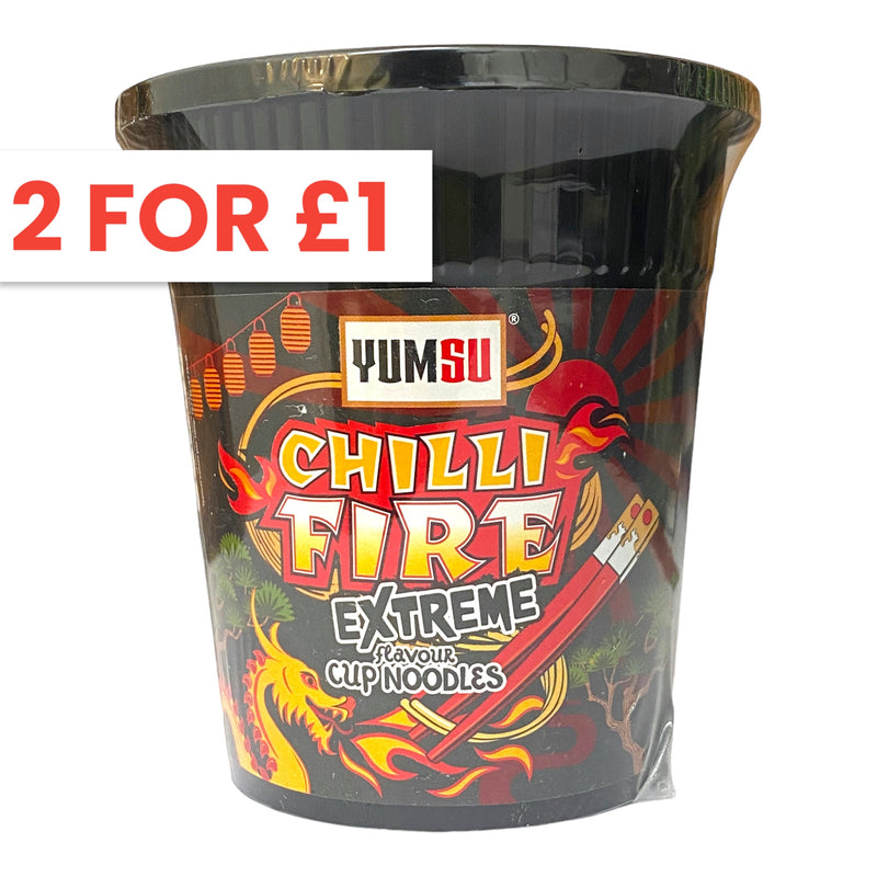 Yumsu Chilli Fire Extreme Cup Noodles 60g
