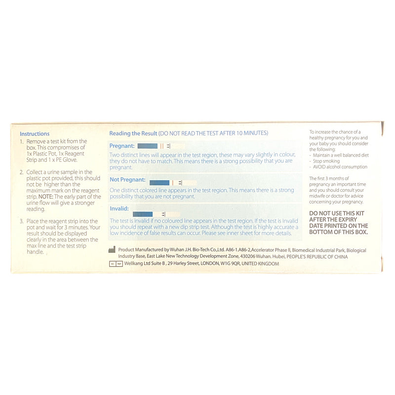 ClearResponse Pregnancy Test Strips x 3