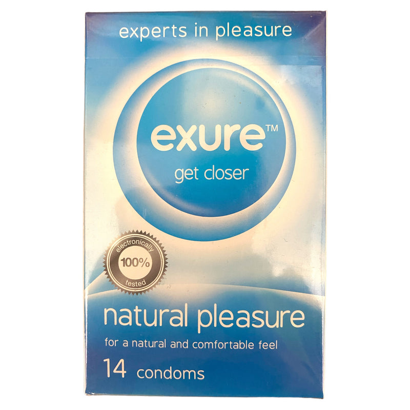 Exure Natural Pleasure Condoms 14pk