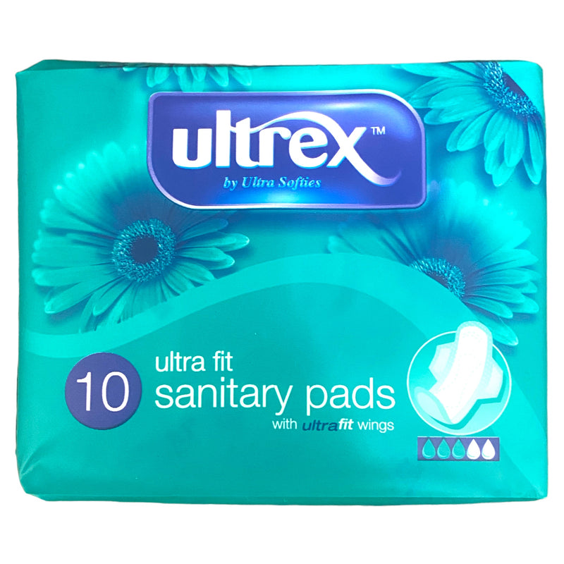 Ultrex Ultra Fit Sanitary Pads x 10