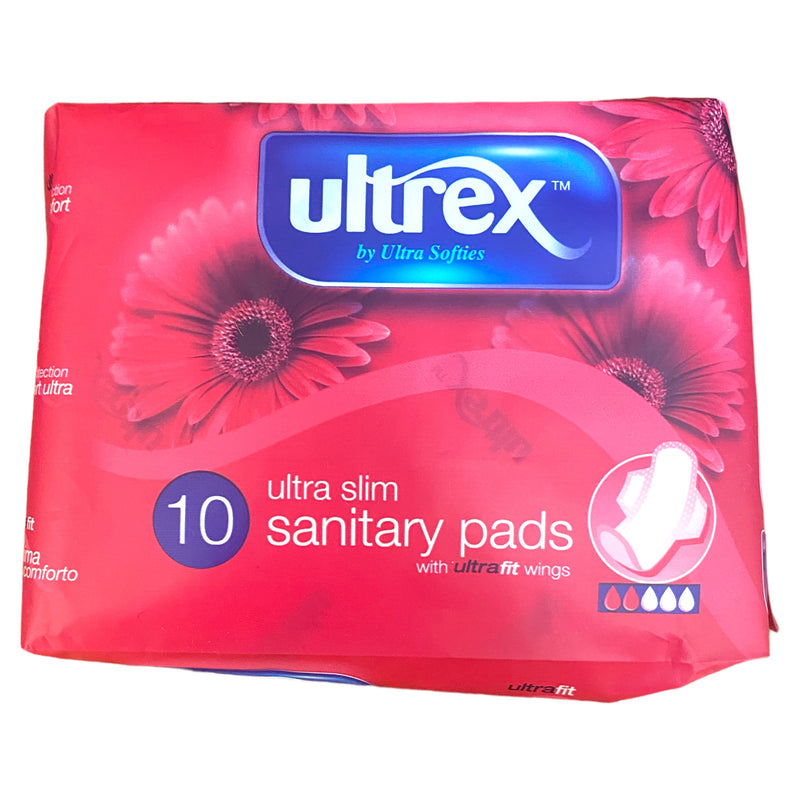 Ultrex Ultra Slim Sanitary Pads x 10