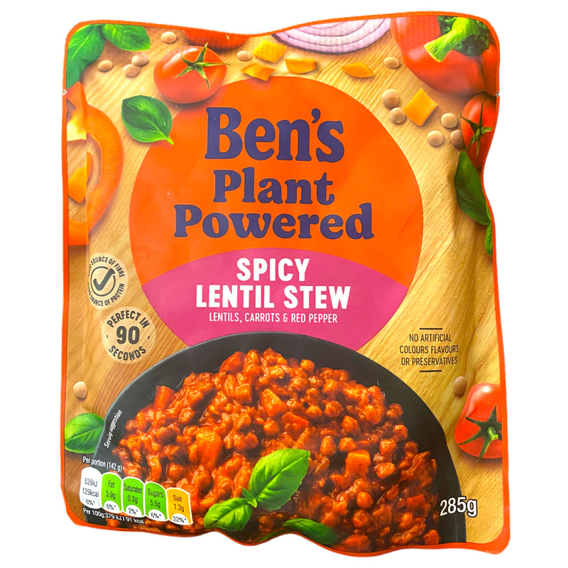 Bens Plant Powered Spicy Lentil Stew 285g