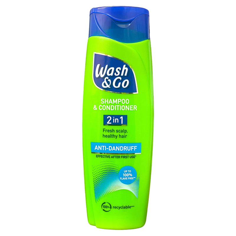 Wash & Go 2 in 1 Anti-Dandruff Shampoo & Conditioner 200ml