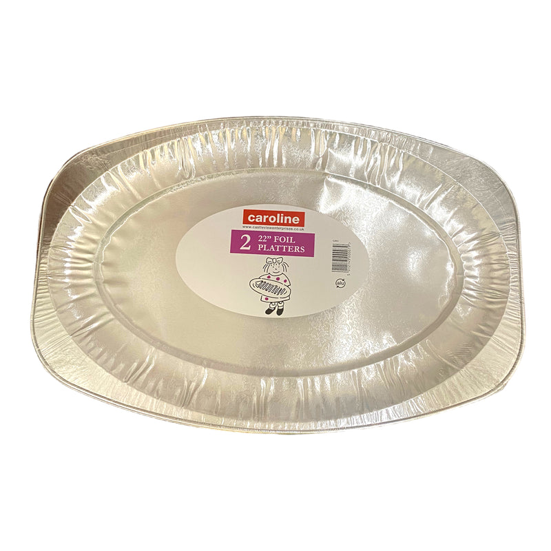 22” Foil Platters x 2