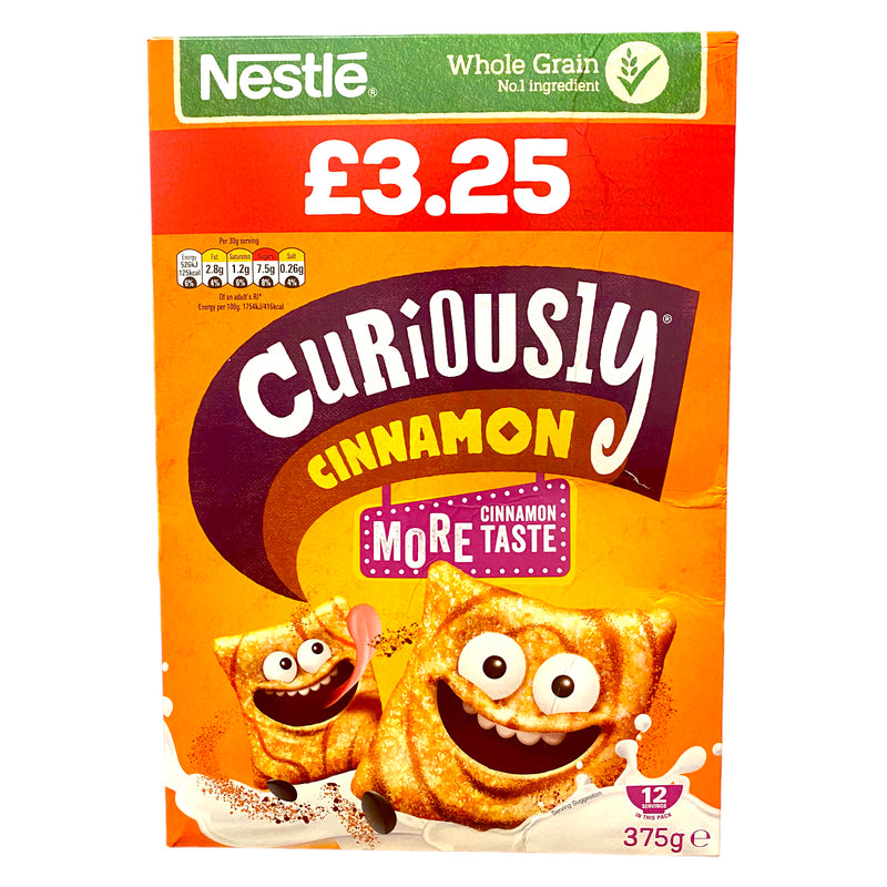 Nestle Curiously Cinnamon 375g