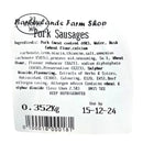 Pork Sausages 352g