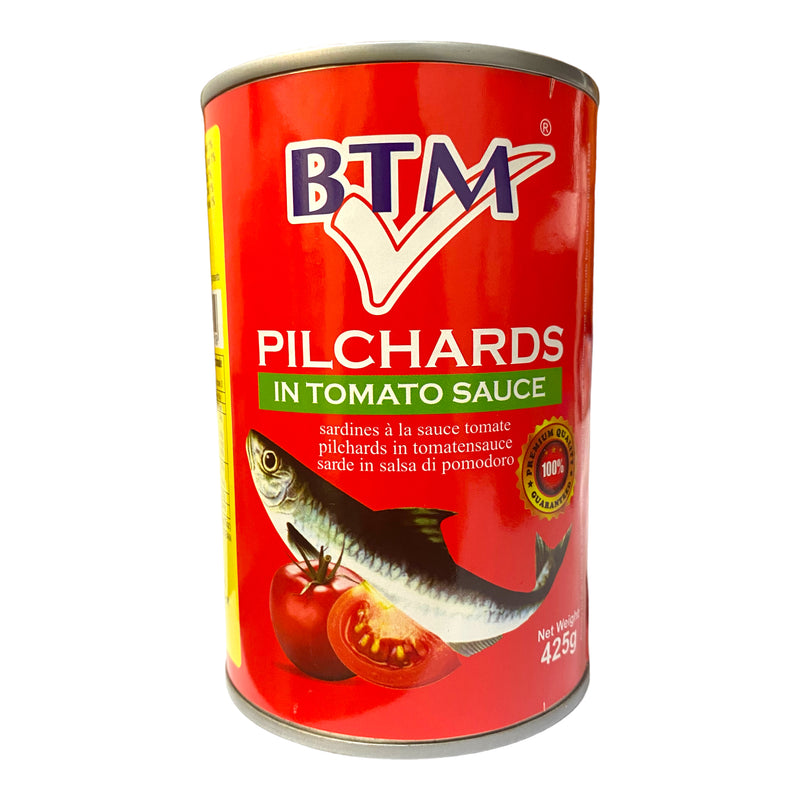 BTM Pilchards In Tomato Sauce 425g
