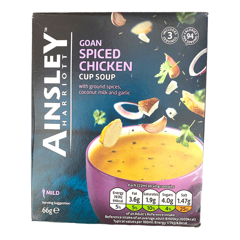 Ainsley Goan Spiced Chicken Cup Soup x 3