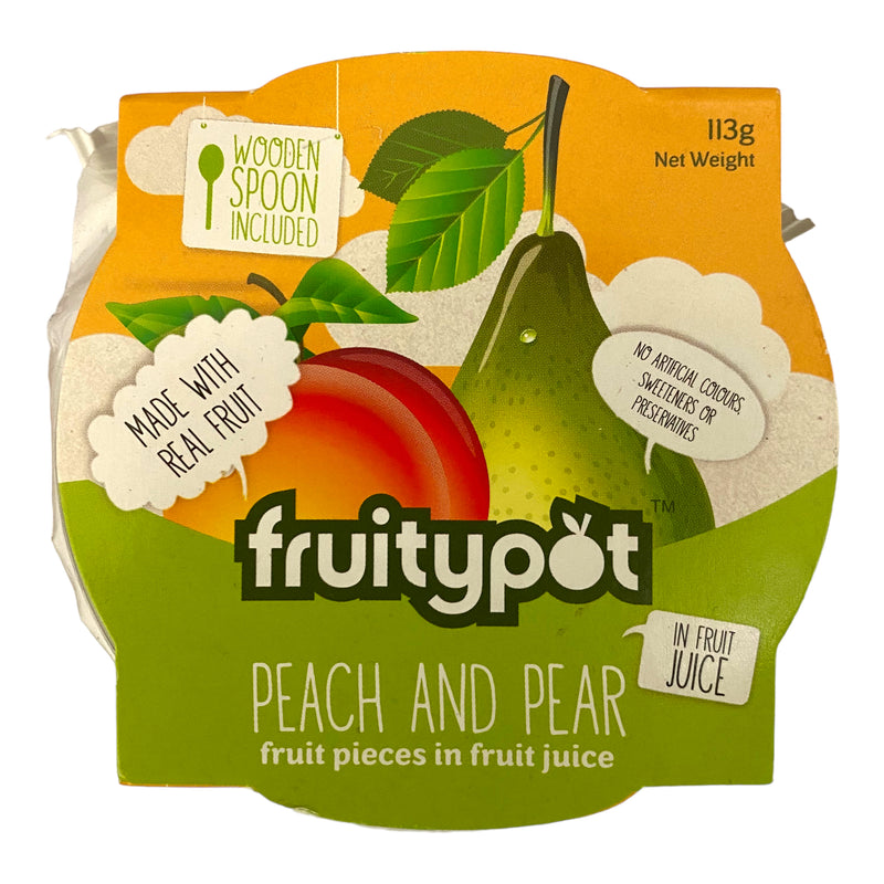 FruityPot Peach & Pear 113g