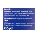 Birds Ready To Serve Custard 750g