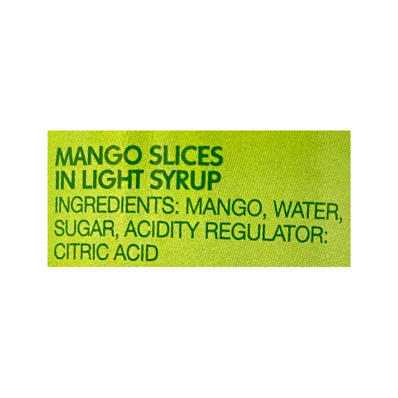 Del Monte Mango Slices In Light Syrup 425g