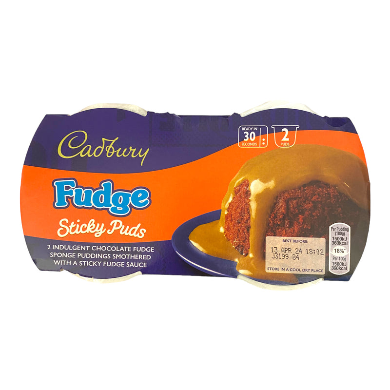 Cadbury Fudge Sticky Puds 2 x 95g