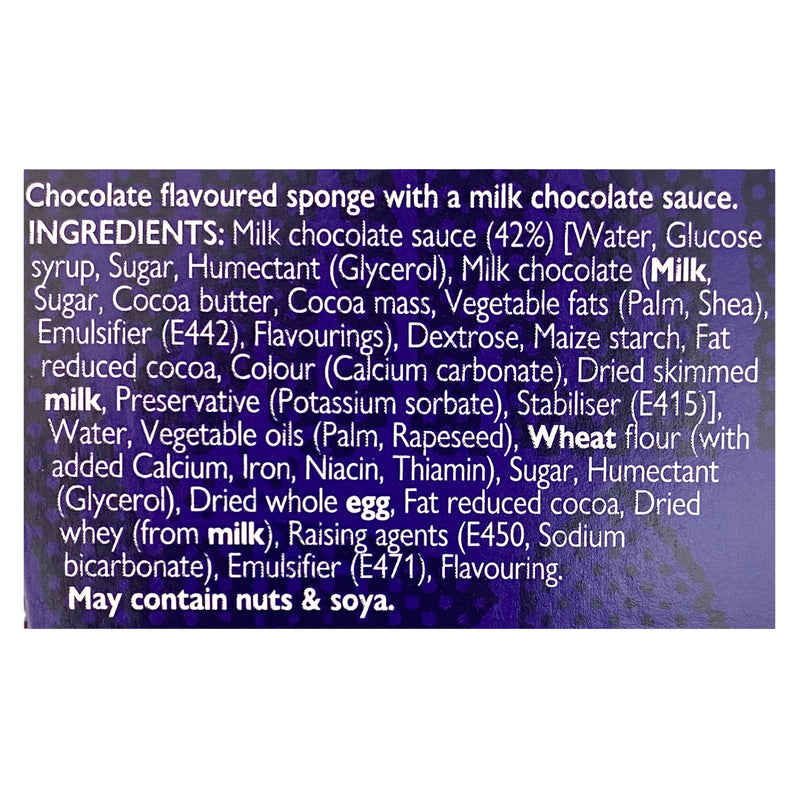 Cadbury Milk Chocolate Sticky Puds 2 x 95g