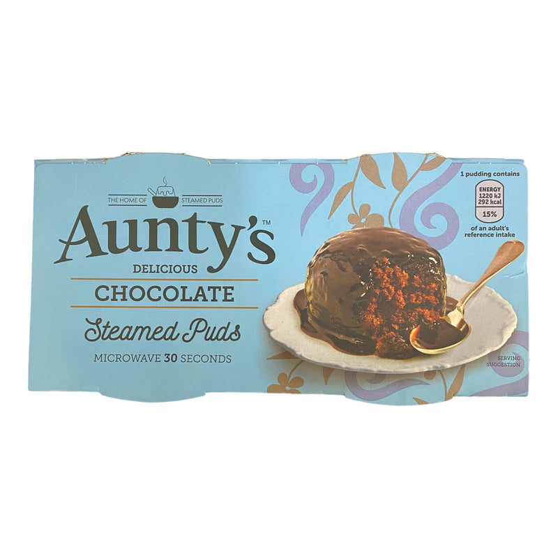 Aunty’s Chocolate Steamed Puds 2 x 95g