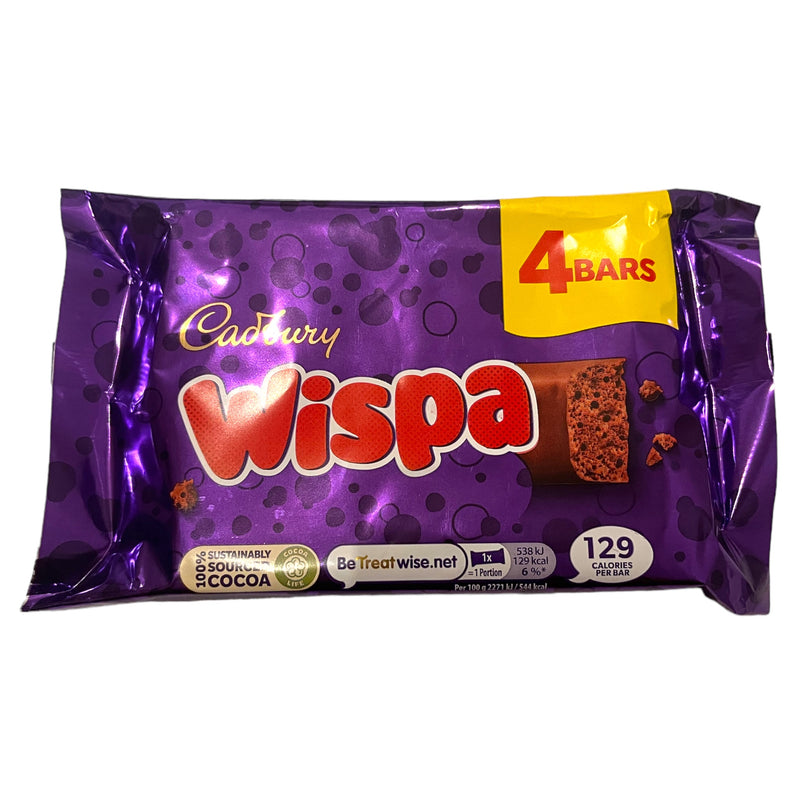 Cadbury Wispa 4 Bars