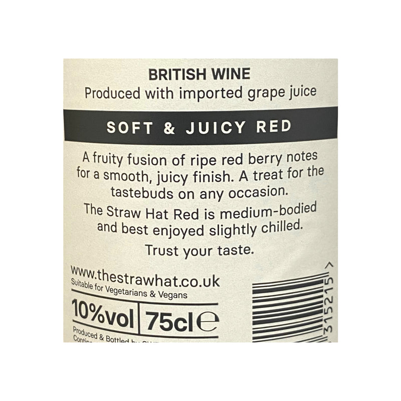 The Straw Hat Soft & Juicy Red 750ml