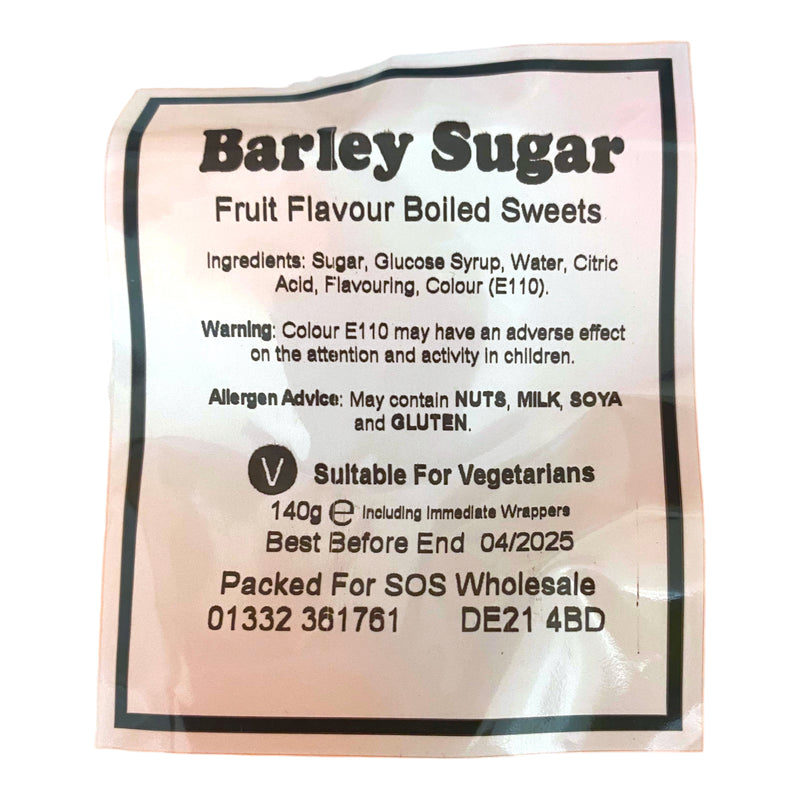 Barley Sugar Sweets 140g