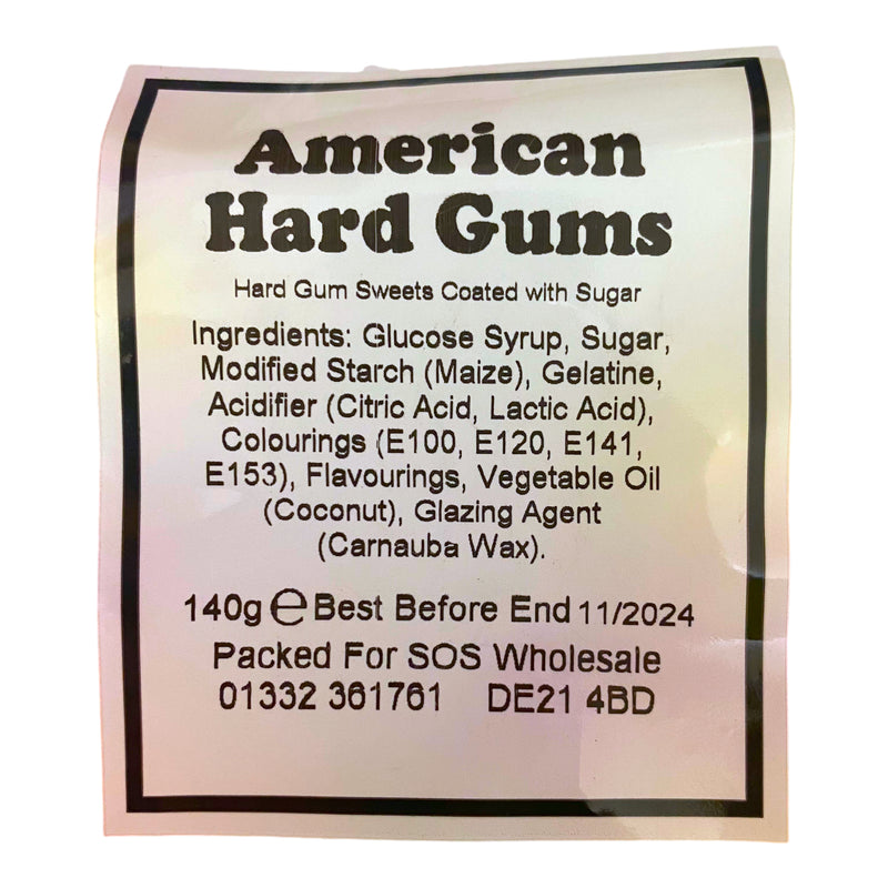 American Hard Gums 140g