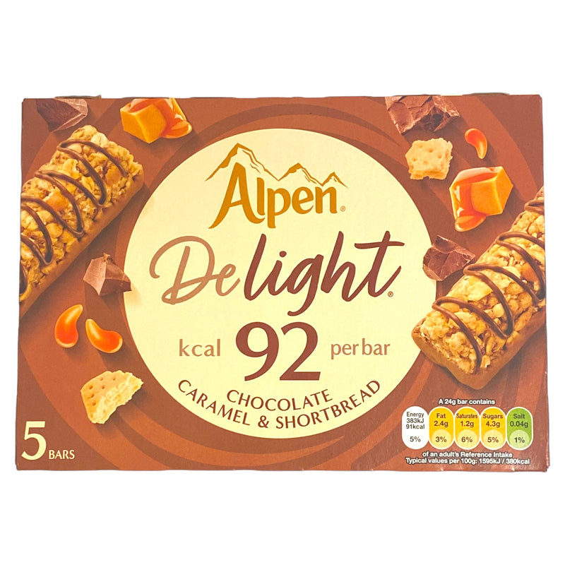 Alpen Chocolate Caramel & Shortbread 120g