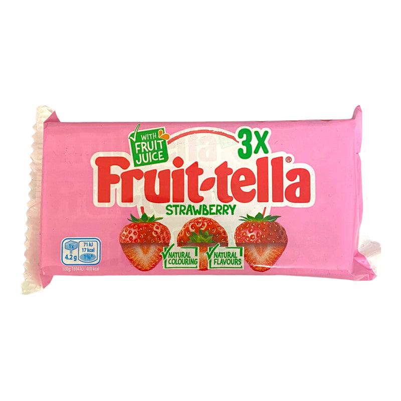 Fruit-Tella Strawberry 3pk
