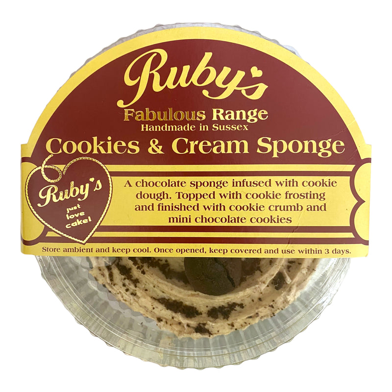 Ruby’s Cookies & Cream Sponge