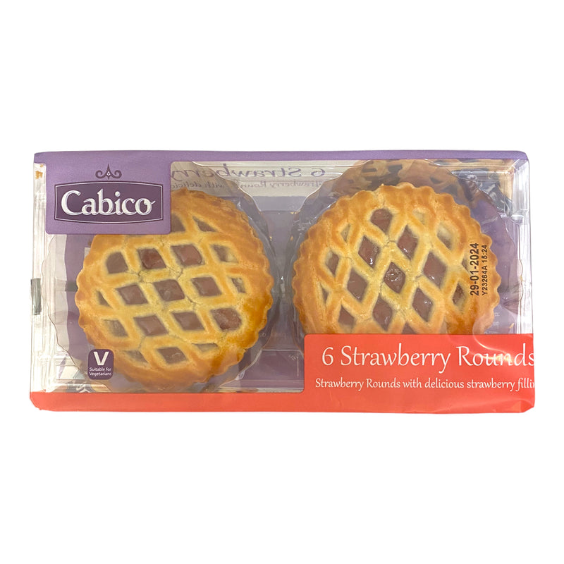 Cabico Strawberry Rounds x 6